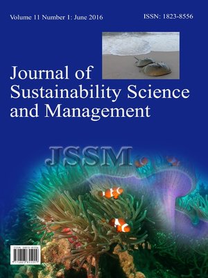 cover image of Journal of Sustainability Science and Management (JSSM) Vol.11, No.1